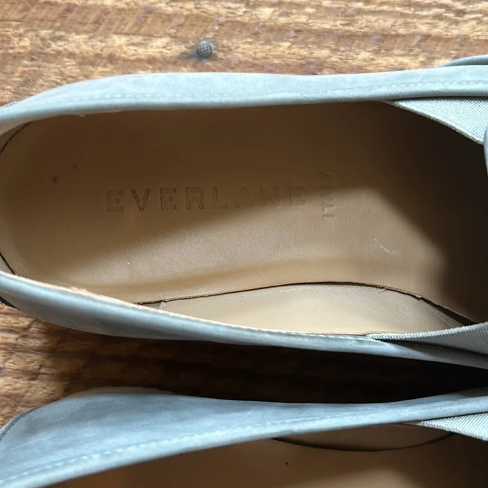 Everlane suede slip on shoe